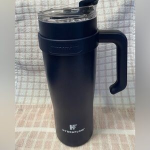 HYDRAFLOW Blue - 40oz Tumbler w/ Handle Stainless Steel Triple Layer Insulation